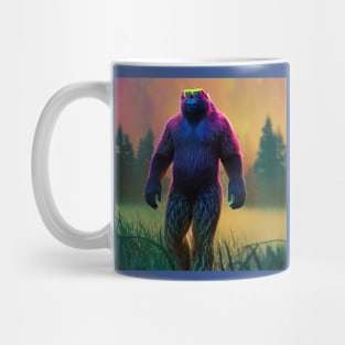 Dope Sasquatch in Nature Mug